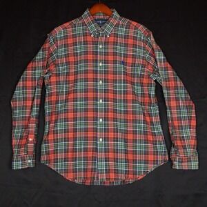 Ralph Lauren Button Down Mens L Multicolor‎ Plaid Classic Fit Cotton Long Sleeve